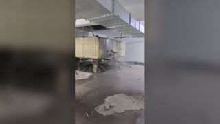 Гусеничная канатная пила с двойным преобразованием частоты