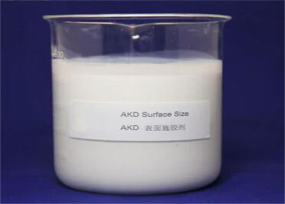 2-4pH White Papermaking Chemicals AKD Surface Sizing Agent Electropositive