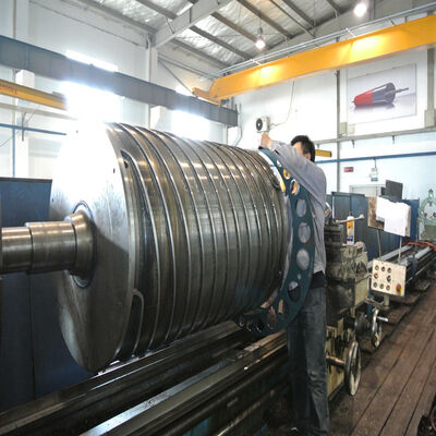 Fog Surface Treatment Casting Roller with Φ1600mm Diameter and ≤0.005mm Cylindricity for Precision Film Cooling