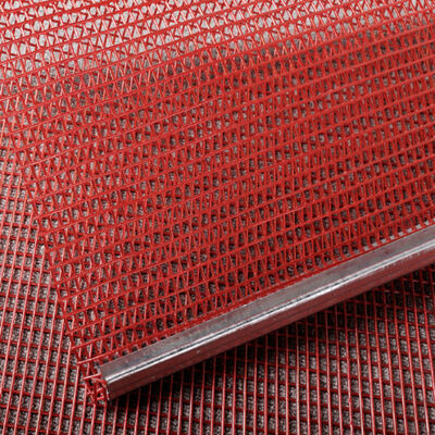 COATED Pu Screen Mesh Steel Braided Wire Mesh With Abrasion Resistant Polyurethane