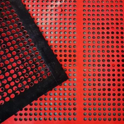 1.25m Rubber Screen Panel 6mm Thickness for Wet Coal Screening with Imported Thai Rubber