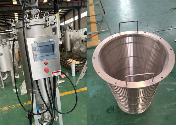 Stainless Steel Automatic Scraper Type Self Cleaning Filter Housing