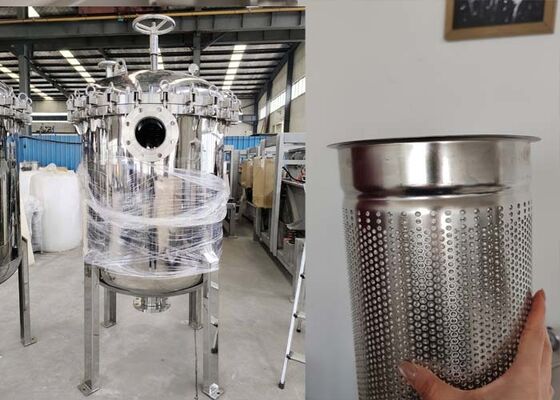 SS Filter Housing 5 Micron Multi Bag Filter For Coating Paint Filtration