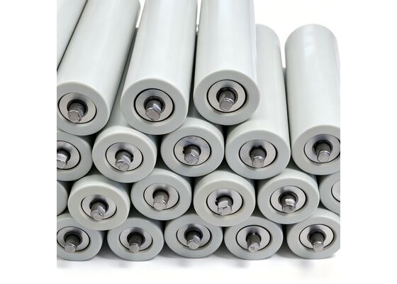 Conveyor Belt Return Idler Rubber Ring Long Service Life Quarry Conveyor Use