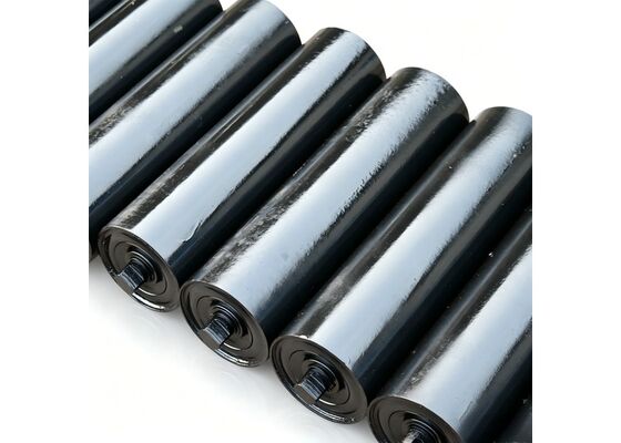 Conveyor Belt Return Idler Rubber Ring Long Service Life Quarry Conveyor Use