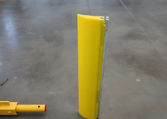 Polyurethane Conveyor Belt Cleaner Blue Blade Efficient Carryback Removal System