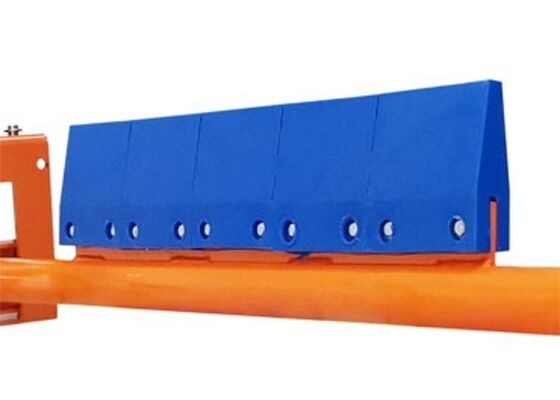 Polyurethane Belt Cleaner for Recycling Conveyor Flexible Wear Resistant Blade Design