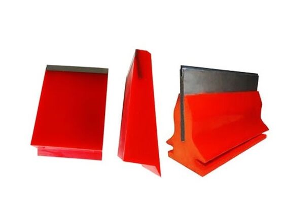 Mining Conveyor Belt Scraper Flexible PU Blade Long Service Life Industrial Design