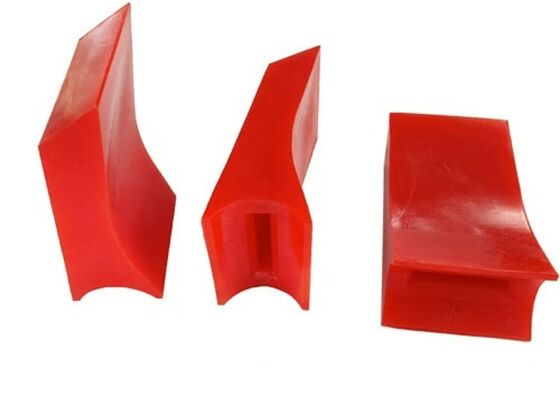Conveyor Belt Cleaner Polyurethane Blade Long Wear Life Aggregate Conveyor Equipment