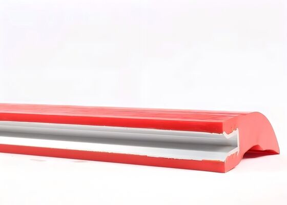 Conveyor Belt Cleaner Polyurethane Blade with Steel Frame Aggregate Plant Conveyor Use