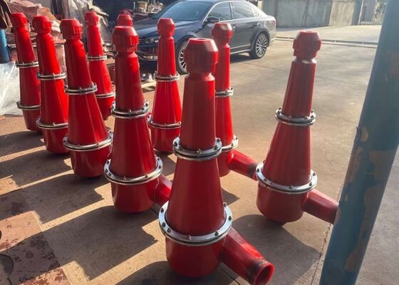 High Hardness PU Lined Hydrocyclone For Heavy Duty Mining Ore Processing