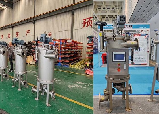 Industrial Paint Ink Automatic Self Cleaning Scraper Filter Housing Equipment