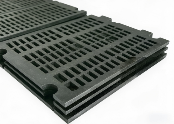Modular Rubber Screen Panel for Mineral Processing Applications