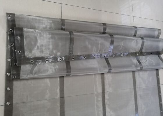 Rotex Compatible Screen 304 Stainless Steel Black PU-Strip Chemical Resistant