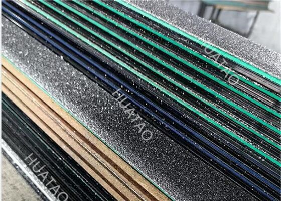Black UHMWPE Anti Abrasion Slide Pad For Wood Panel Sanding Machine Conveying Support