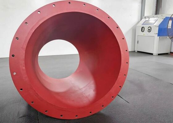 Bolt Fixed Natural Rubber Wear Liner with 80 Shore A Hardness and Liquid-Phase Processing for Mining Wear Protection