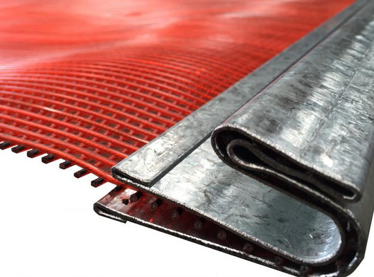 Polyurethane Coated Vibrating Screen Mesh with Steel Core for Self Cleaning in Mining and Quarry