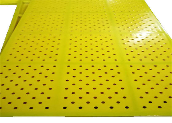 Customized Tensioned Polyurethane Screen Mesh with 30mm-60mm Thickness and Steel Frame Embedded for Steel Plants