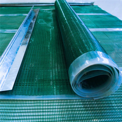 Polyurethane Coated Steel Wire Rope Tufflex Screen with 2.5mm Minimum Aperture for Sieve Aggregate