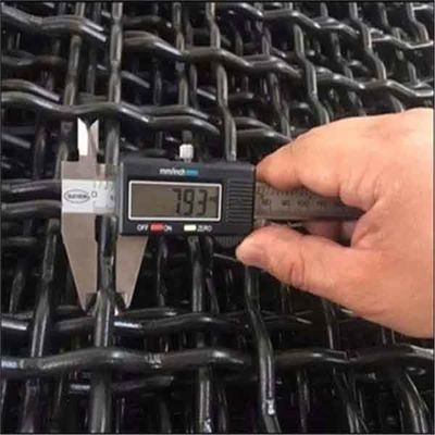 Steel Woven Vibrating Screen Mesh with 1mm - 100mm Mesh Size for High Tensile Strength and Abrasion Resistance