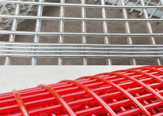 Полиуретан-покрытый шахтный экран (сталь / СС ядро, 2-25 мм отверстия) ️ без застегивания / ослепления, простая установка с металлическими / ПУ крюками, заменяет Ando Tufflex