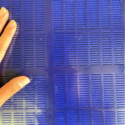 Обезвоживание Надежная полиуретановая сетка для экрана Линейная вибрирующая сетка Горные машины