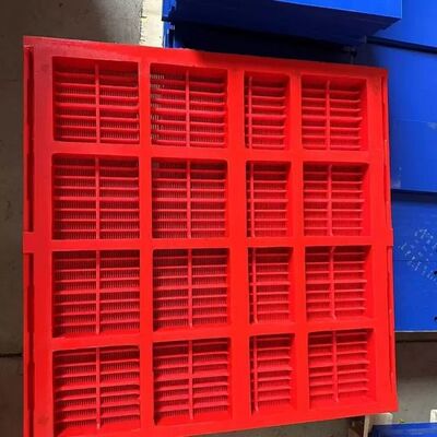 30 мм толстый полиуретановый экранный коврик с высокой износостойкостью и самоочищающимися отверстиями для скрининга горного угля