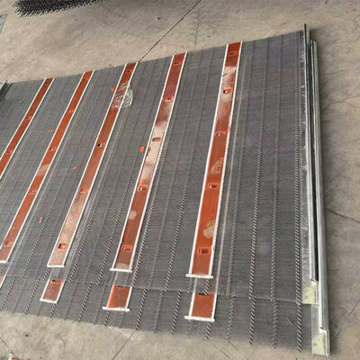 Сжатые тканевые поли риппл самоочищающие экраны сетки для черных шахтных ситов в вибрирующей экране