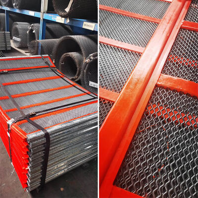 Poly Ripple самоочищающая сетка для черного вибрирующего карьера горного добычи