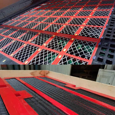 Высокая прочность Poly Ripple самоочищающаяся проволочная сетка с антизатишьем и износостойкостью для первичного просеивания