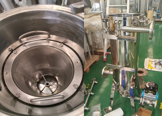 Полировка самоочищающийся внутренний скрепер фильтр корпуса для фильтрации соевого молока