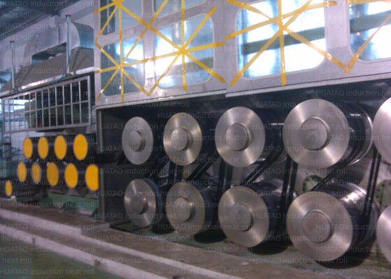 Линейная скорость Макс. 5000 м Минмакс 500 м/мин Ролик индукционного нагрева Годе Ролик Макс 420 ℃