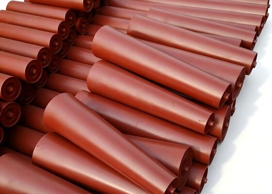 Конвейерная лента ролик HDPE материал длительный срок службы агрегат конвейерный запасной компонент