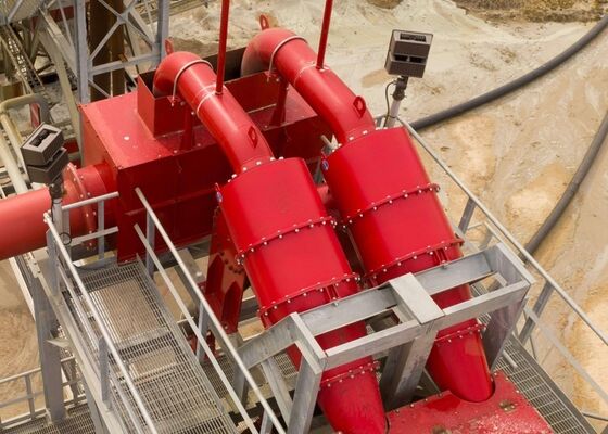 Mining Hydrocyclone Separator Large Capacity Cyclone For Coal Preparation Plant System