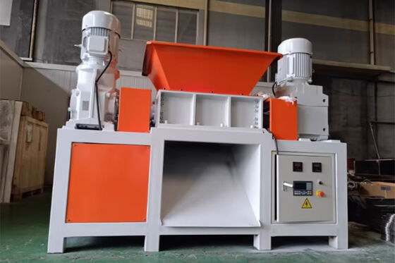40-80 мм выходной двойной вал Shredder с Screen Mesh