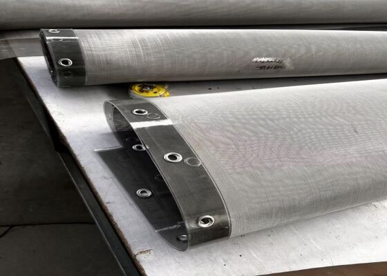 Сменный экран Rotex из нержавеющей стали 304, черная полиуретановая полоса, совместим с пищевыми продуктами