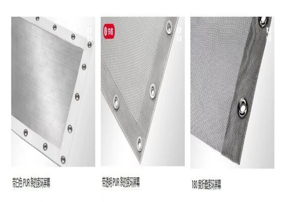 Прозрачный PU Grommet Screen EU 1935/2004 Соответствует требованиям 0,0014-0,0090 дюйма