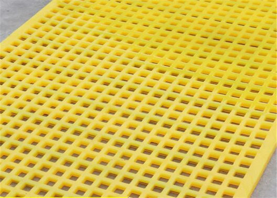 Различные размеры панелей Модульная полиуретановая ситовая сетка со встроенной стальной рамой для промывки угля