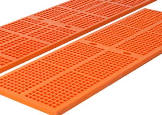 Прямоугольная сетка экрана Pu отверстия для Dewatering, Longlife